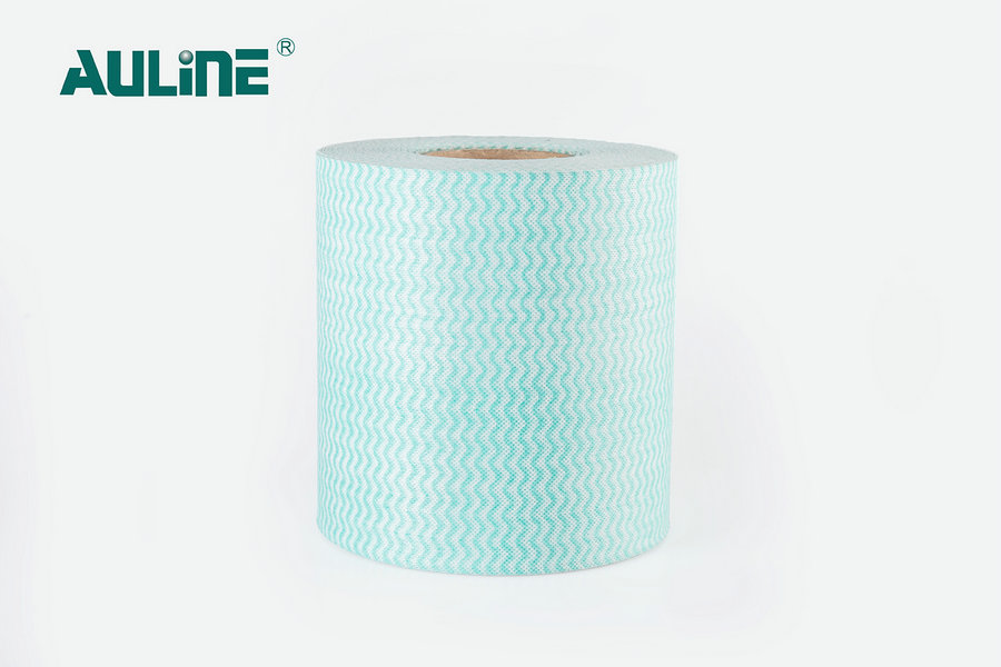 Spunlace Nonwoven Green의 Undee 인쇄 목재 펄프 시리즈